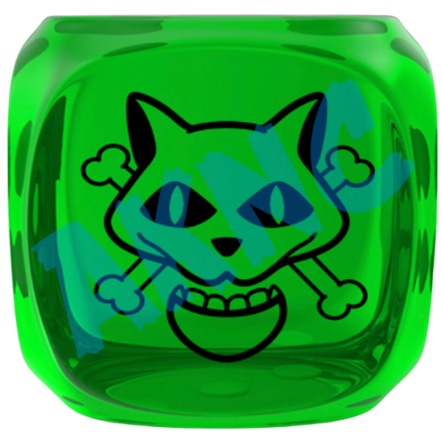 Jolly Roger Themed D6 Dice- Individual Dice