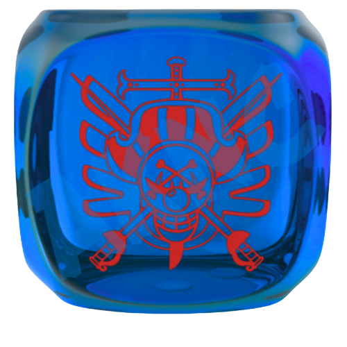 Jolly Roger Themed D6 Dice- Individual Dice