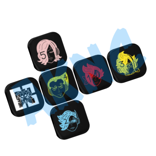 Jolly Roger Themed D6 Dice- Individual Dice