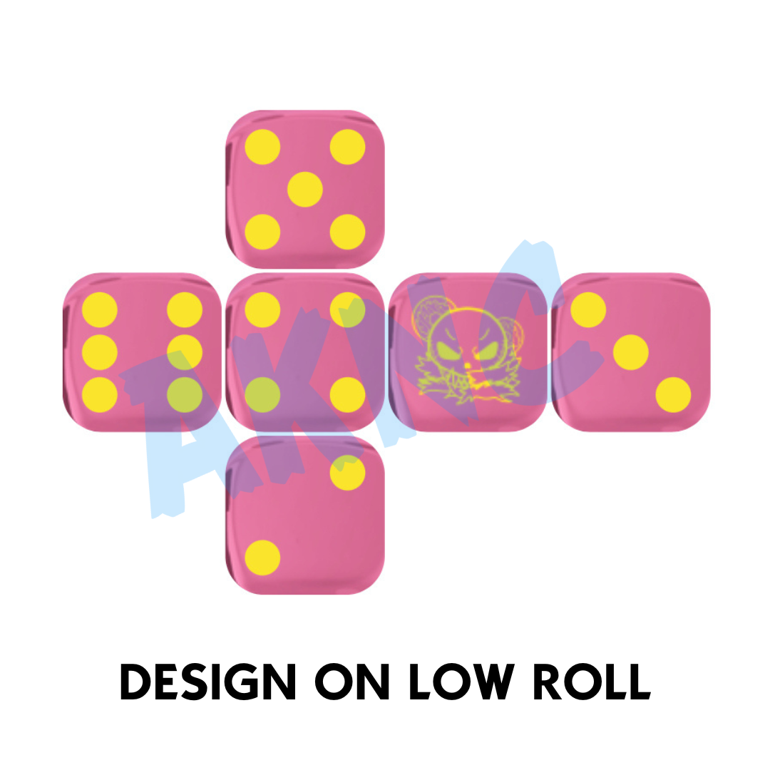Jolly Roger Themed D6 Dice- Individual Dice
