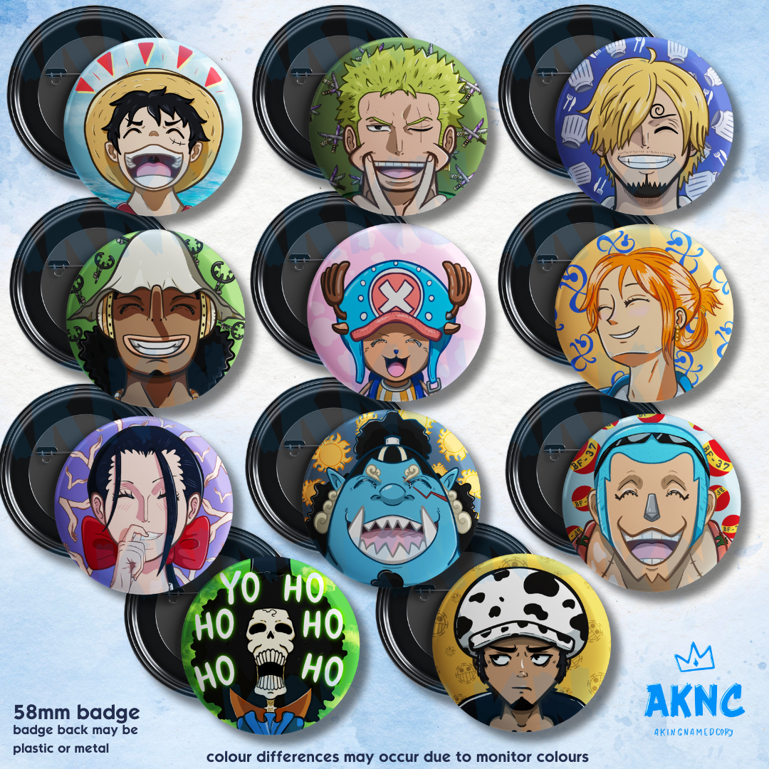 Pirate Smiles - 58mm Pinback Button Badge